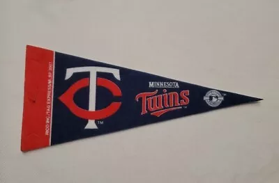 Minnesota Twins Vintage Old Logo MLB Mini Pennant 9 X4” Felt Banner Flag • $5