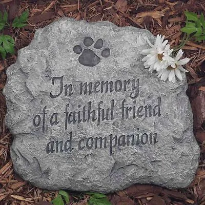 Garden StoneStepping Stone In Memory Of A Faithful Friend And Companion • $39.99
