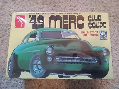 Sealed AMT '49 Mercury Club Coupe. Vintage 1970s Issue Street Rods Kit T291. • $24