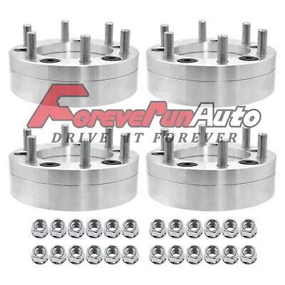 4PC 5x5.5 To 6x5.5 Wheel Spacers Adapters For 6 Lug Silverado Rims On RAM 1500 • $119.90