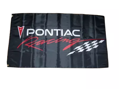 Pontiac Racing 3'x5' Flag Banner Trans Am Firebird Gto Man Cave Fast Shipping • $13.94