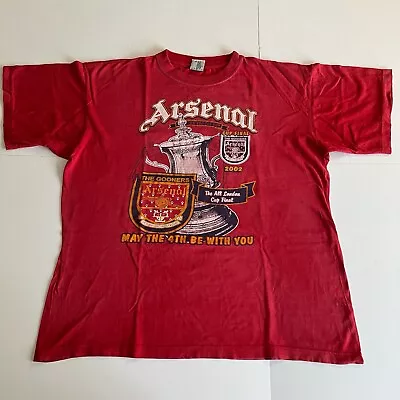 Arsenal 2002 FA Cup Final T-shirt XL Mens • £40