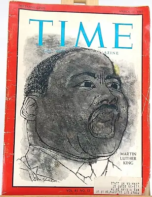 Time Magazine (March 19 1965) Cover: Martin Luther King • $29.96