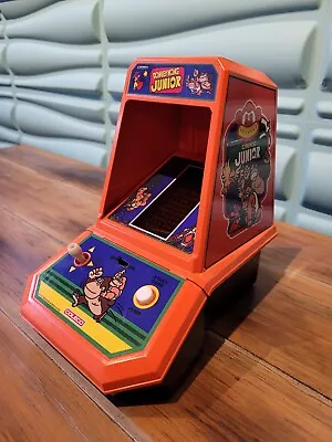 RARE Coleco Nintendo Donkey Kong Jr. PROTOTYPE Mini Tabletop Arcade Game MINT • $750