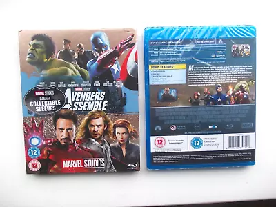 Marvel Avengers Assemble (Blu-ray) NEW & SEALED With Collectible Sleeve • £4.99