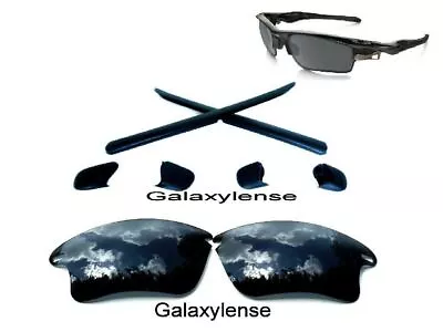 Galaxy Rubber Kits + Replacement Lens For Oakley Fast Jacket XL Sunglasses Black • $11.68