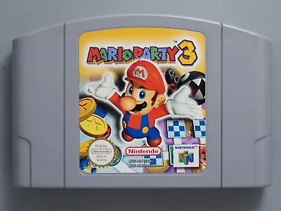 Mario Party 3 For Nintendo 64 N64 PAL *100% GENUINE* CART ONLY Aust. Seller • $299.95