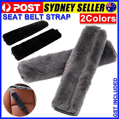 2/4 Pcs Car Seat Belt Strap Pad Soft Harness Shoulder Cushion Cover Protector AU • $12.93