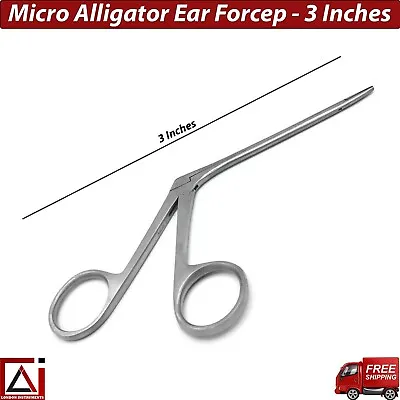 New Micro Crocodile Alligator Forceps Ear Speculum Medical Surgical Instruments • £5.49