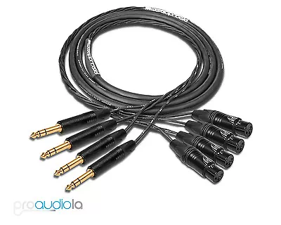 Standard 4 Channel Mogami 2931 Snake | Neutrik Gold TRS XLR F | 10 Feet 10 Ft. • $115.80