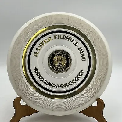 Wham-0 Frisbee Vintage Master Tournament 150G Model Serial # White Gold 1967 • $41.36