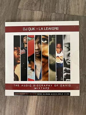 DJ QUIK AUDIOBIOGRAPHY OF DAVID OFFICIAL PROMO MIXTAPE CD 2pac Dr Dre Vinyl • $14.99