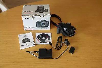 Canon EOS 750D Camera With EF-S 18-55 IS STM Lens • £205