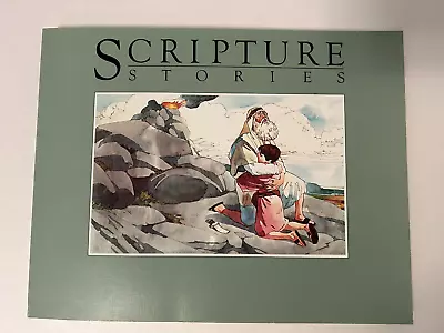 Scripture Stories LDS Mormon Primary Children Illustrated Book Vintage 1980 • $13.99