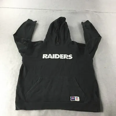 Las Vegas Raiders Mens Hoodie Sweater Size XL Black NFL Football Oakland Jumper • $20.98