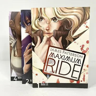 Maximum Ride: Manga Volumes 1 2 And 4 Bundle By James Patterson PB (Like New) • $18.17