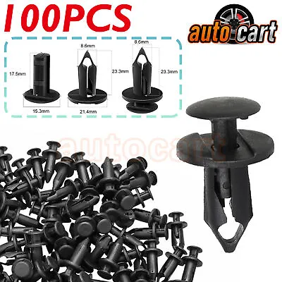 100pc Fender Clip Body Rivet ATV Parts For Polaris 7661855 Sportsman Rangers RZR • $5.97