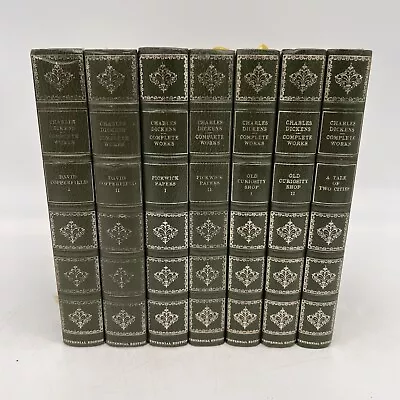 Charles Dickens Heron Books Centennial Edition Complete Works 8 Volumes Vintage • £34