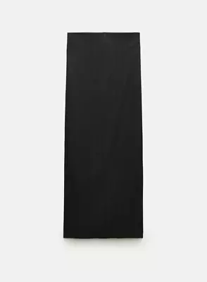 Zara Collection Pinstriped Midi Skirt Size L UK 12 BNWT • £16