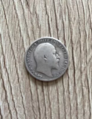 Edward VII Sixpence 1906 0.925 Silver  • £20