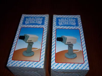 NIB LOT 2 Fake Motion Security Camera Battery Operated Swivel Amazing Detector • $16.99