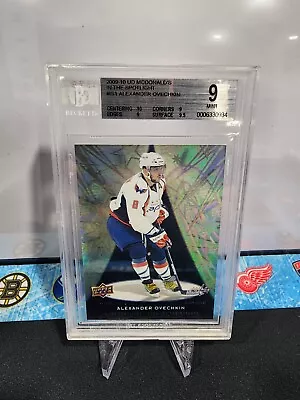 2009-10 Ud Mcdonalds In The Spotlight #s1 Alexander Ovechkin Beckett  Graded 9 • $43.69