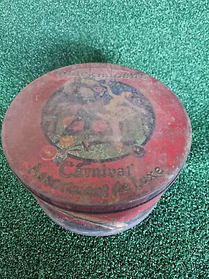 £3.99 • Buy Large Mackintosh's Vintage Carnival De Luxe Tin. Display. Mancave. Advertising.