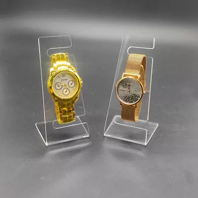 Clear Acrylic Watch Display Stand Watch Holder For Counter Retail Sales Shop • £2.95