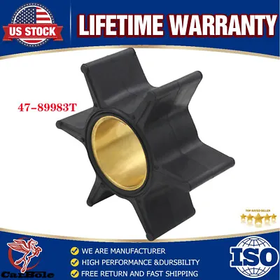 Water Pump Impeller For Mercury 47-89983T 30/35/40/45/50/60/65/70HP Outboard • $9.99