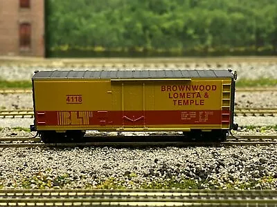 N Scale - MTL NSC 93-05 Brownwood Lometa & Temple 40' Plug Door Boxcar #4118 N - • $24.99