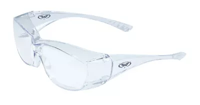 Global Vision Oversite Clear Glasses Fit Over Most Safety Glasses Z87+ • $6.99