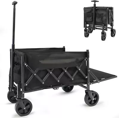 Collapsible Foldable Wagon Beach Cart Large Capacity Heavy Duty Folding  • $46.49
