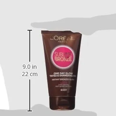 L'Oreal Sublime Bronze One Day Glow Tinted & Shimmering Body Gel 150ml  • £18