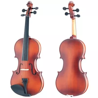 Mendini By Cecilio Violin For Beginners Kids & Adults W/Hard Case 4/4 Black-- • $92.06