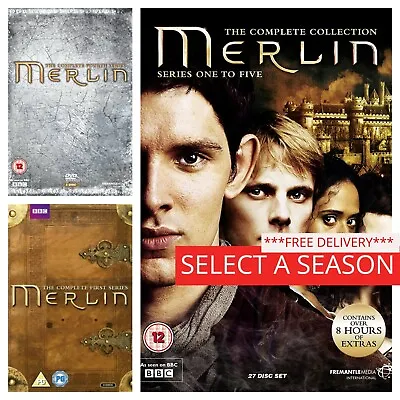 £6.89 • Buy Merlin DVD Series 1 2 3 4 5 Box Set - Select A Complete BBC Season Collection
