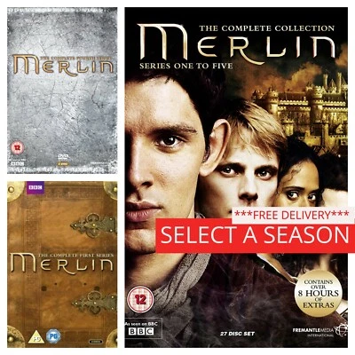 £6.89 • Buy Merlin DVD Series 1 2 3 4 5 Box Set - Select A Complete BBC Season Collection