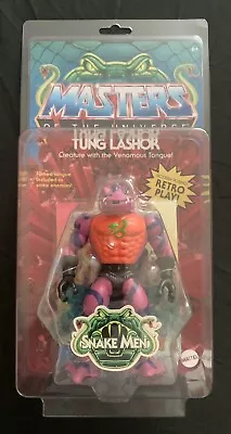 TUNG LASHOR Masters Of The Universe Origins MOTU Unpunched Includes Case • $20.50