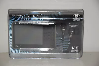 Creative ZEN X-Fi Black 16GB MP3 Player Wi-Fi Built-in Speaker Expandable Memory • $299.99