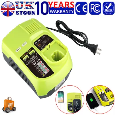 Charger For RYOBI P108 18V 18 Volt One+ Plus High Capacity Lithium-ion Battery • £14.93