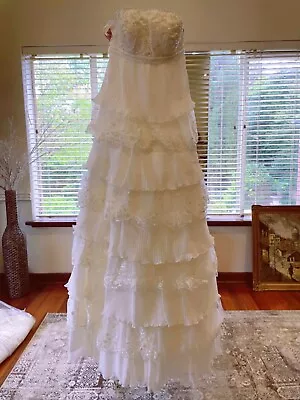 Size 12-Brand New Wedding Dress 8 • $66.46