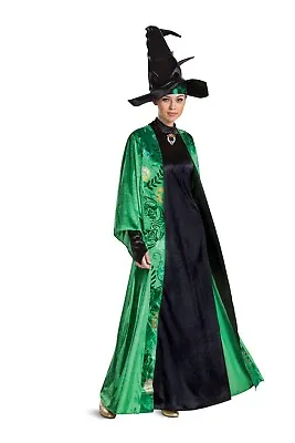 Professor Mcgonagall Deluxe Costume Costume Harry Potter Halloween Fancy Dress • $89.88