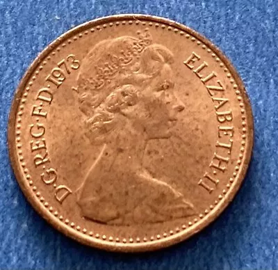 Elizabeth Ll  1973 Half Pence  (2458) • £0.99