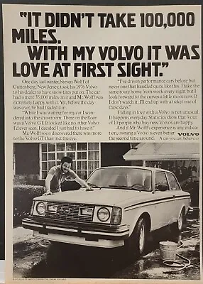 1976 White Volvo GT 2 Door Print Ad  • $7.99