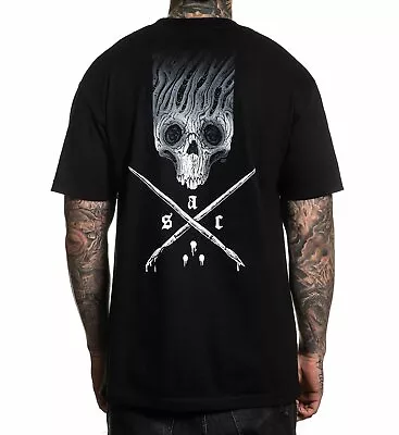 Sullen Pin Up Punk Street Bike Gothic Americana Tattoo Art Mens Tee HAMMONDS • $31.50