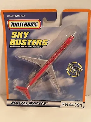 Vintage 2000 Matchbox Skybuster MD-90 General Arrangement Die-cast Aircraft NIB • $18