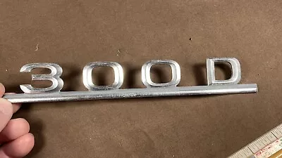 Mercedes-Benz 300D Fender Trunk Emblem Vintage Badge OEM • $29.95