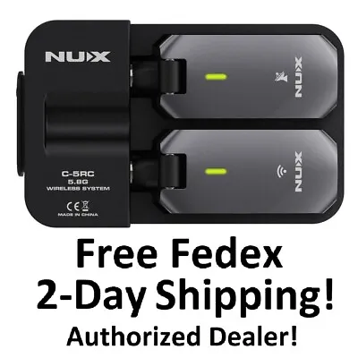 New NUX C-5RC 5.8GHz Guitar Wireless System With Charging Case • $159