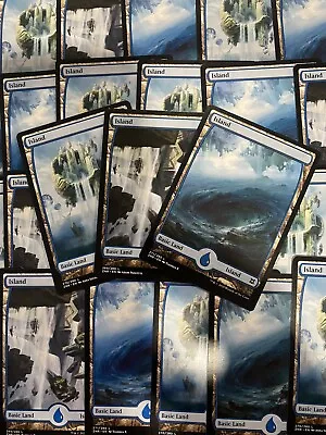 MTG 25 Full Art Islands Zendikar Rising Various Arts Regular Lands • $3.99