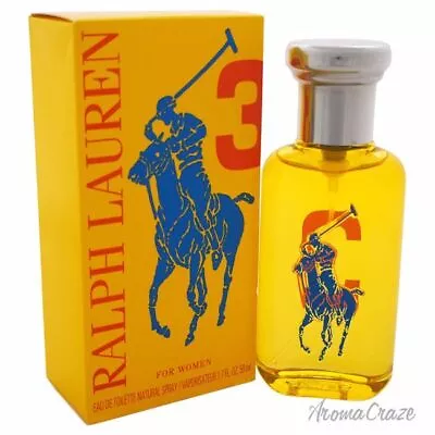 RALPH LAUREN BIG PONY 3 WOMAN Eau De Toilette 50ml EDT Spray - Brand New • £38.55