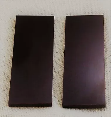 Maroon Linen Ultrex Micarta 1/8  Knife Handle Material 6 X 2 X .125 - 2 Scales • $11.73